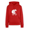 Fahrradbär - Frauen Premium Hoodie - Rot