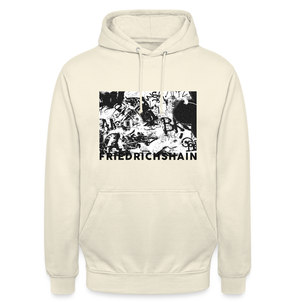 Friedrichshain Graffiti - Unisex Hoodie - Vanille-Milchshake