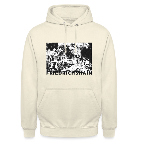 Friedrichshain Graffiti - Unisex Hoodie - Vanille-Milchshake