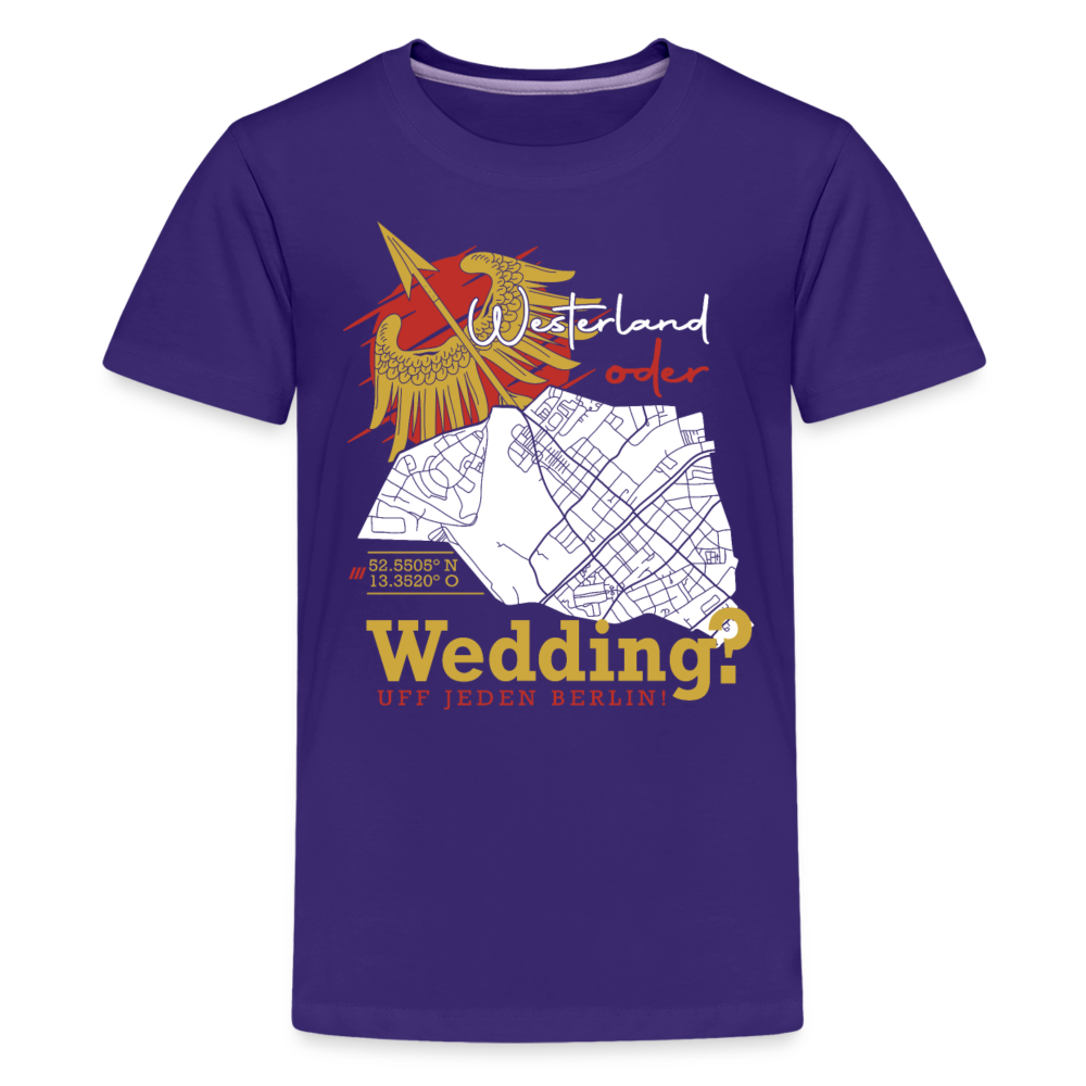 Westerland oder Wedding - Teenager Premium T-Shirt - Lila