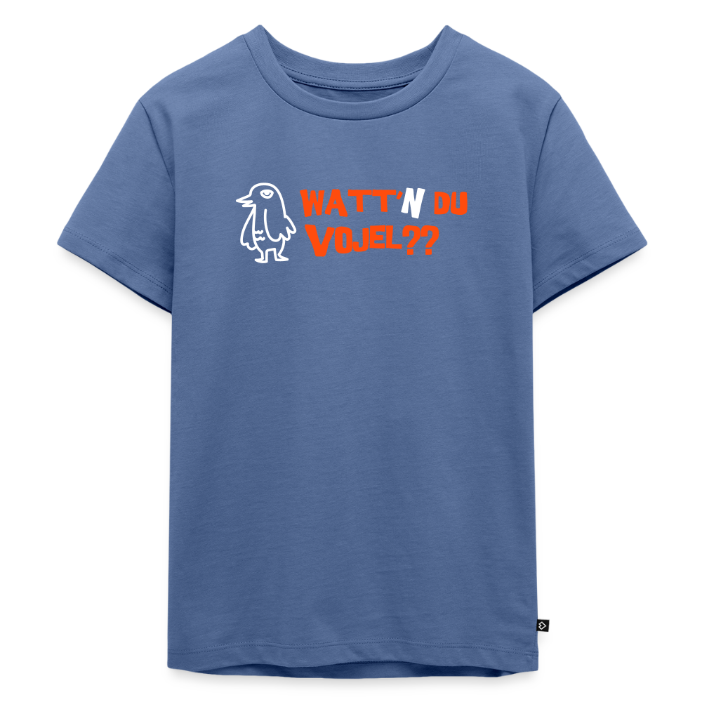 Watt'n du Vojel - Kinder Premium T-Shirt - Taubenblau