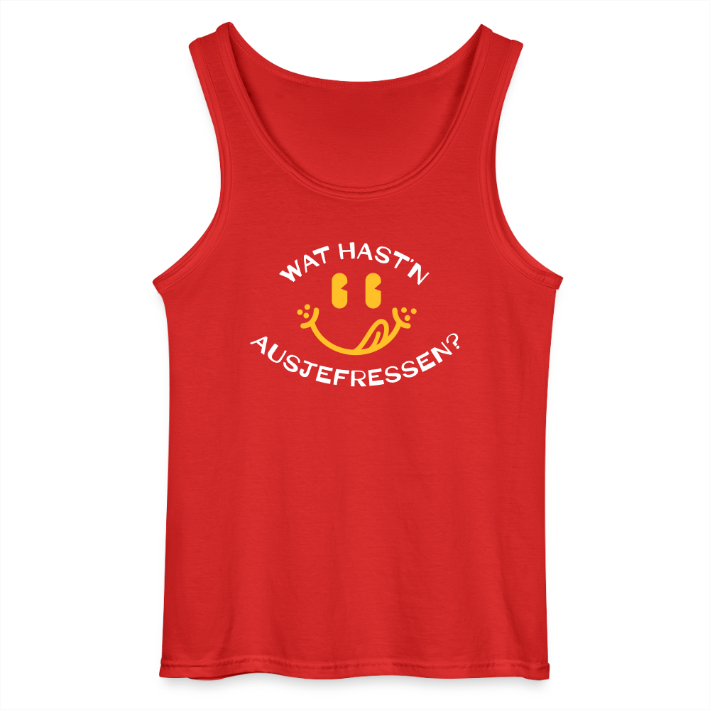 Wat Hast’n Ausjefressen - Männer Tank Top - Rot