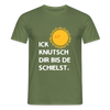 Ick knutsch dir Sonne! - Männer Premium T-Shirt - Militärgrün