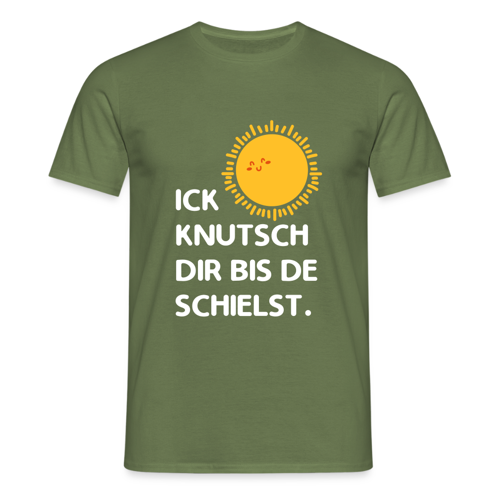 Ick knutsch dir Sonne! - Männer Premium T-Shirt - Militärgrün