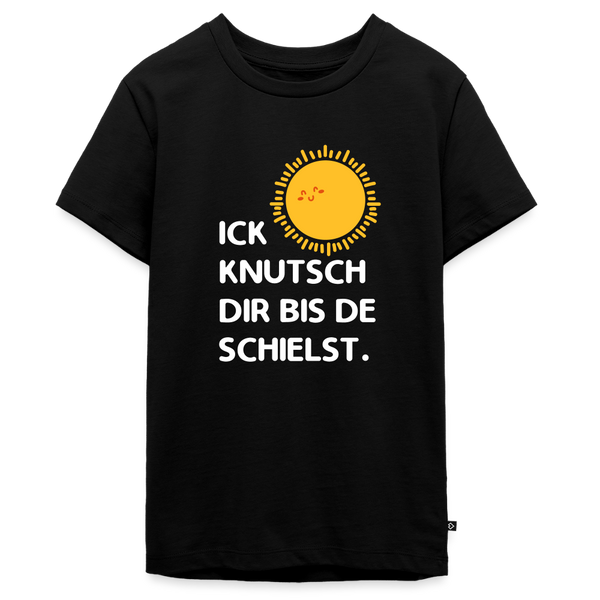 Ick knutsch dir Sonne! - Teenager Premium T-Shirt - Schwarz