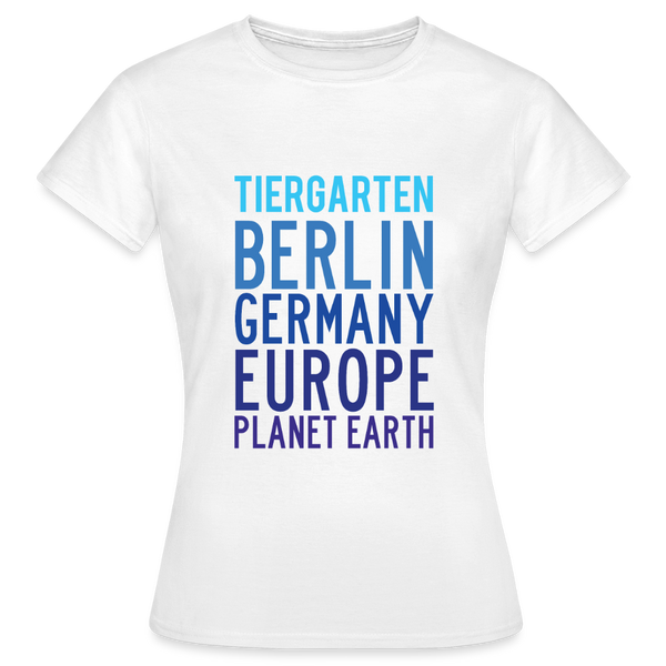 Tiergarten Planet Earth - Frauen Premium T-Shirt - Weiß