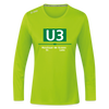 U3 - Frauen Sport Langarmshirt - Neongrün