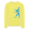 Berliner Bär Geometrie - Kinder Langarmshirt - Gelb