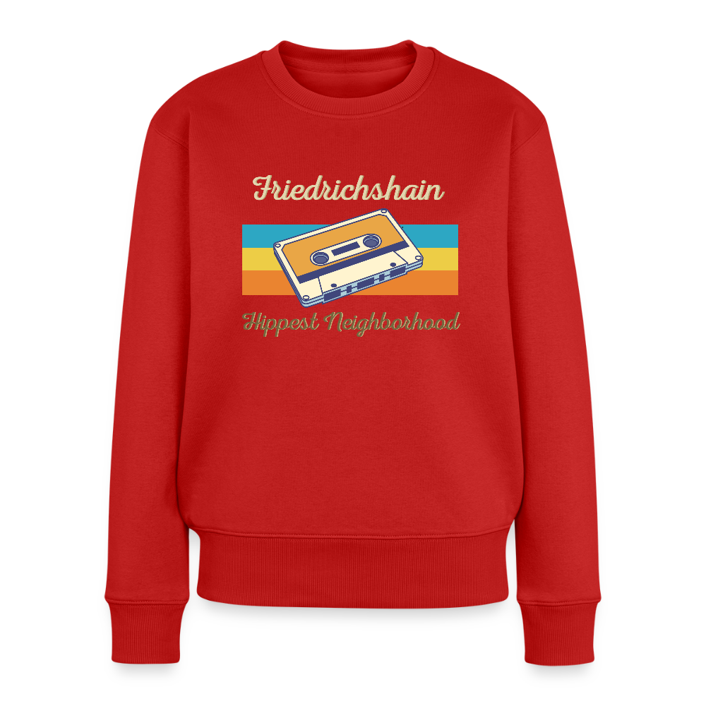 Friedrichshain Hippest Neighborhood - Frauen Premium Pullover - Rot
