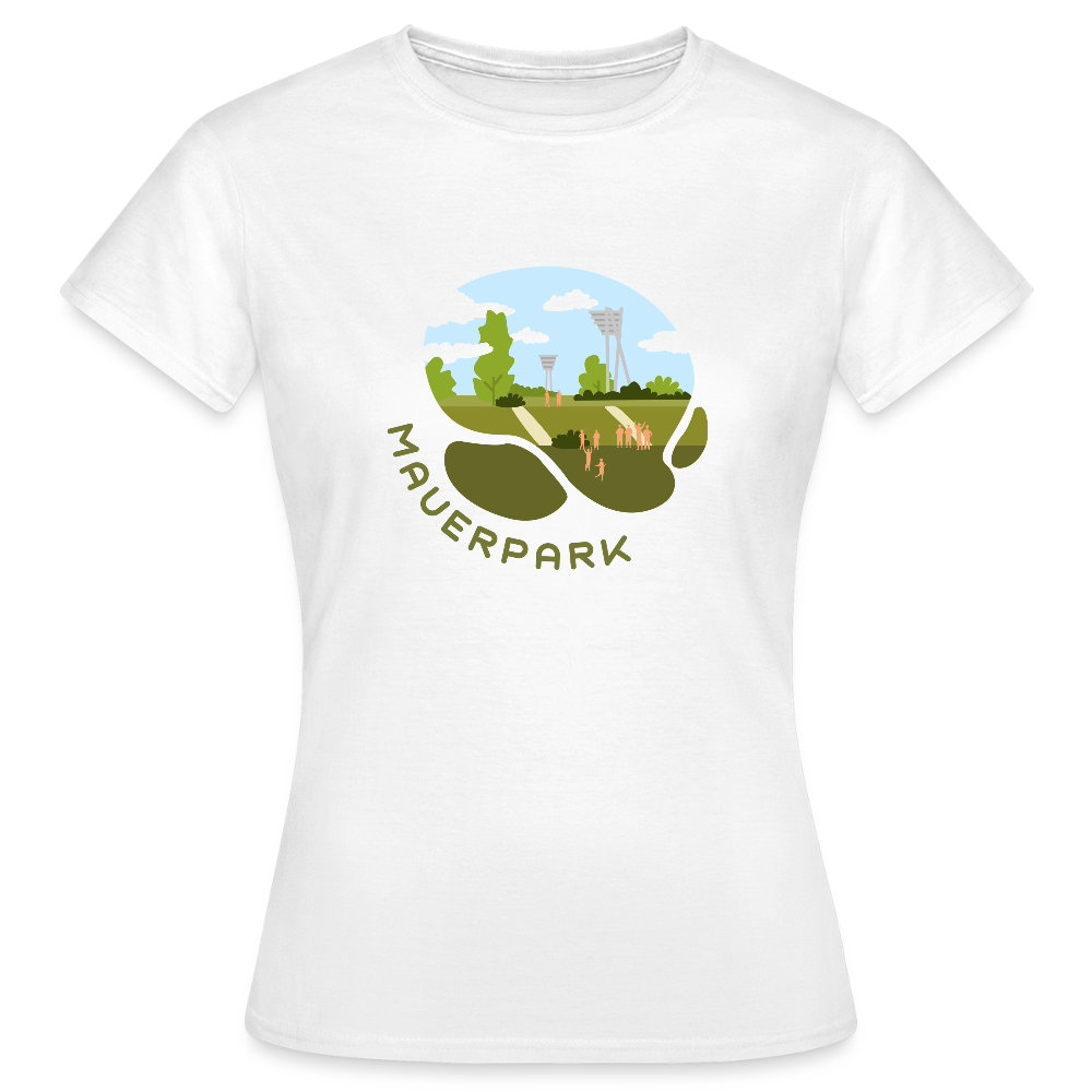 Mauerpark - Frauen Premium T-Shirt - Weiß