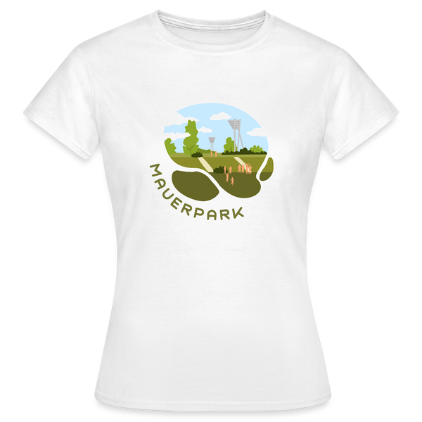 Mauerpark - Frauen Premium T-Shirt - Weiß