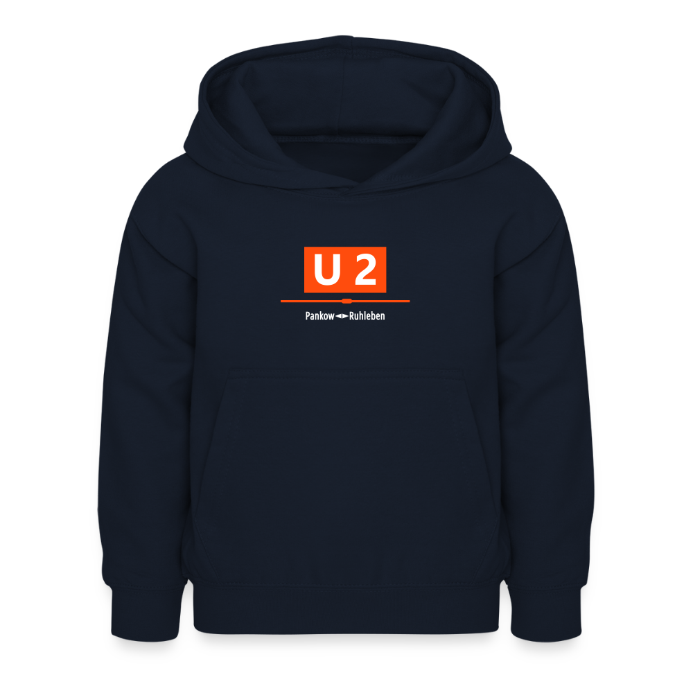 U2 Berlin - Kinder Hoodie - Navy