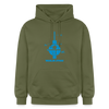 Berlin Stars - Blau - Hoodie - Militärgrün