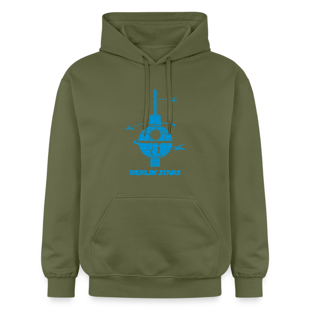 Berlin Stars - Blau - Hoodie - Militärgrün