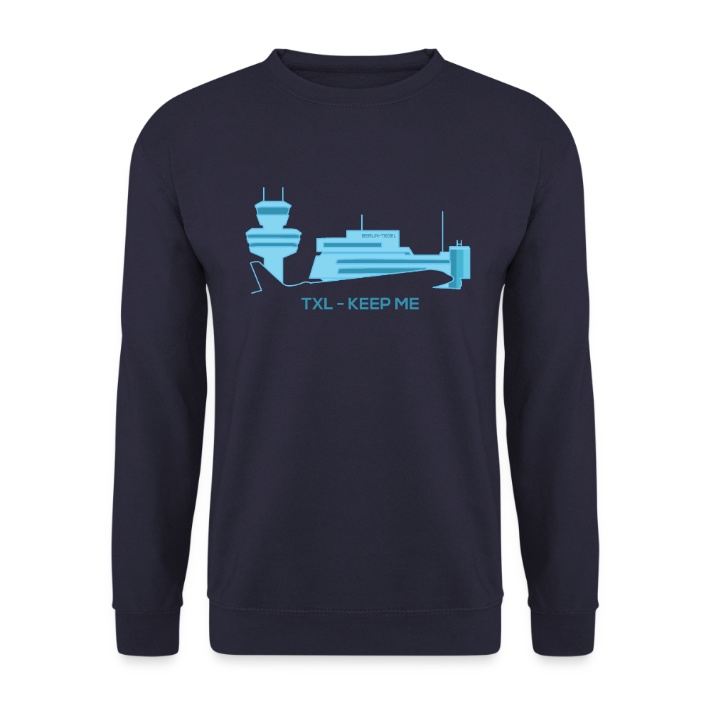 Tegel TXL keep me - Unisex Pullover - Navy