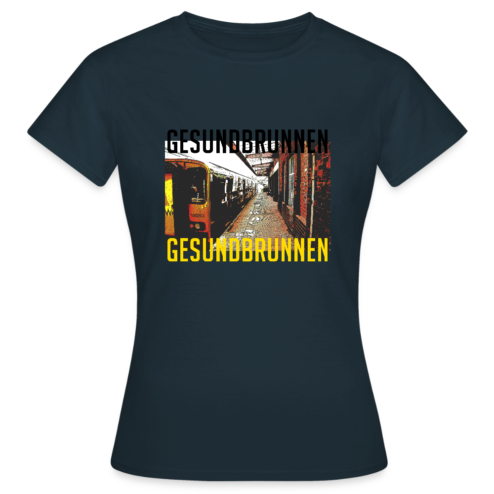Gesundbrunnen - Frauen Premium T-Shirt - Navy