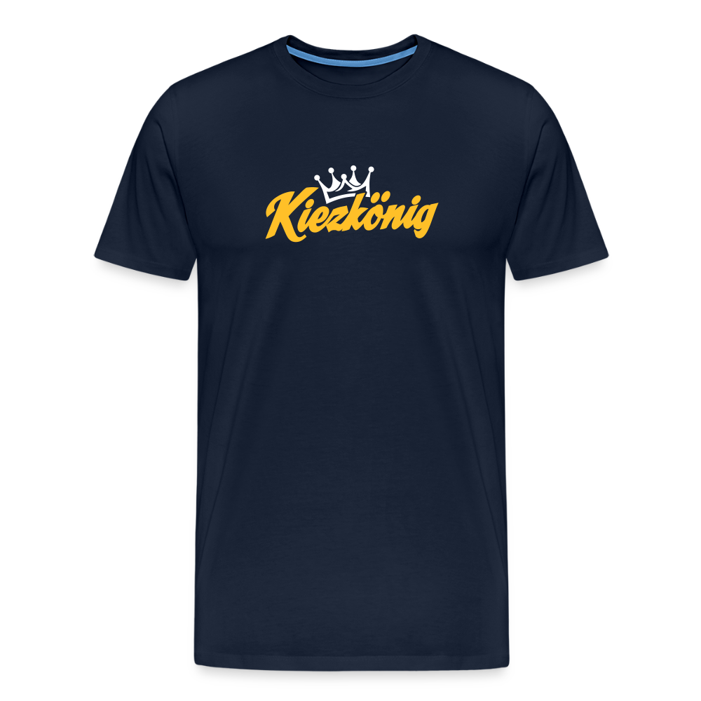 Kiezkönig - Männer Premium T-Shirt - Navy