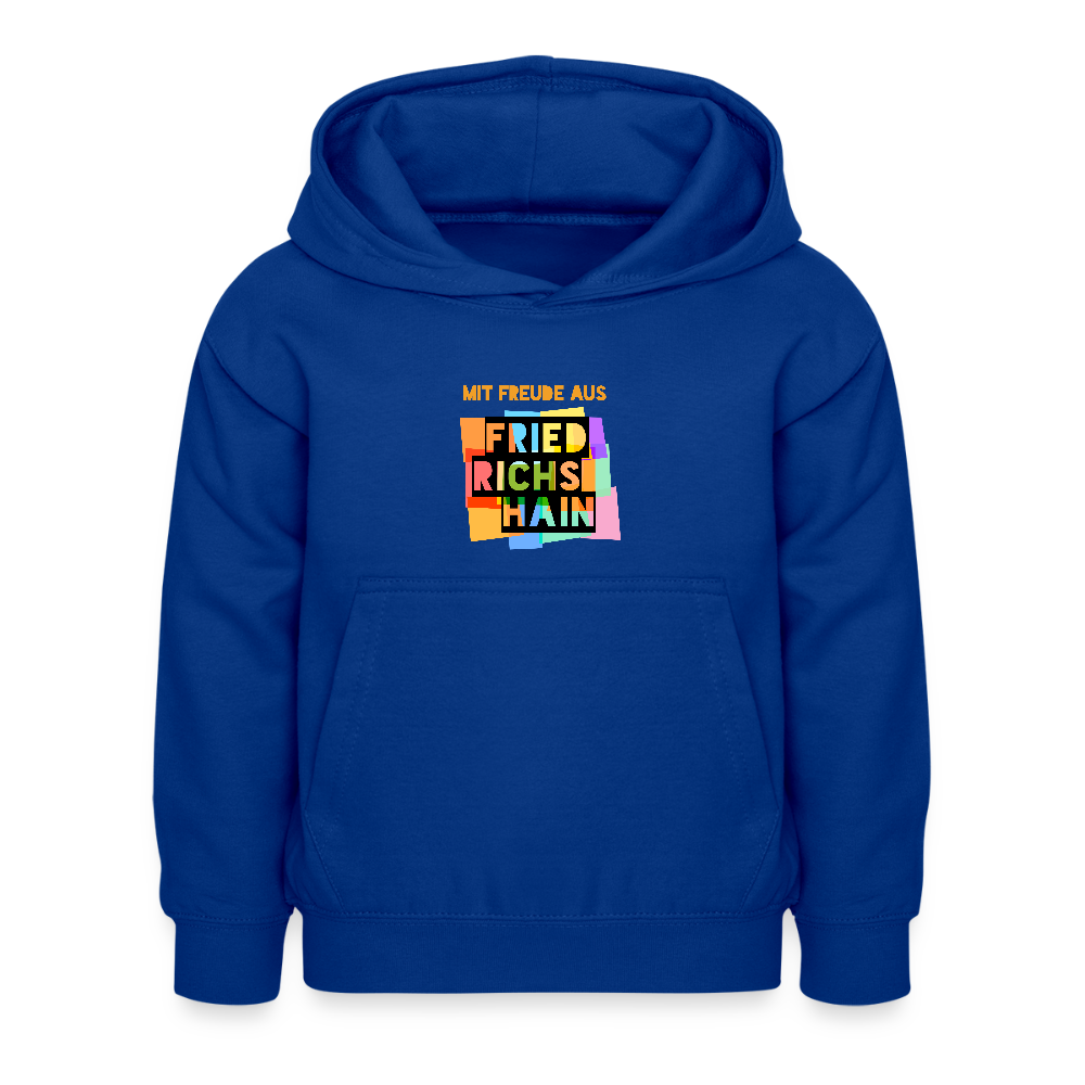 Freude aus Friedrichshain - Kinder Hoodie - Royalblau