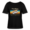 PrenzlBerg Hippest Neighborhood - Relaxed Rundhals Frauen Bio-T-Shirt - Schwarz