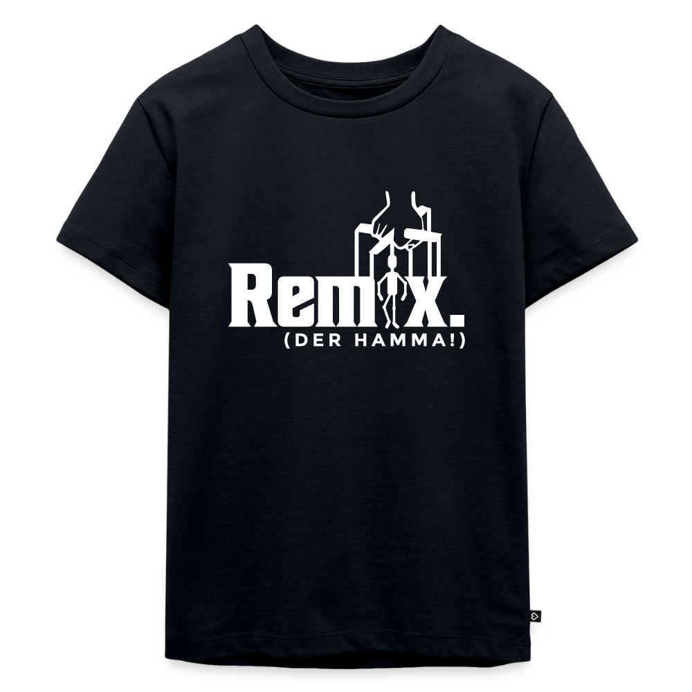 Remix. - Kinder Premium T-Shirt - Navy