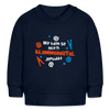 Mit'n Klammabeutel jepudat - Baby Bio Pullover - Navy