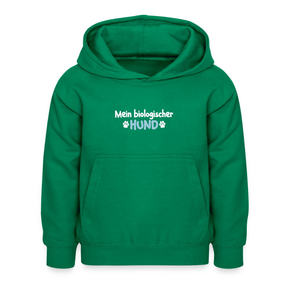 Mein biologischer Hund. - Kinder Hoodie - Kelly Green