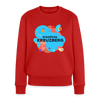 Kreatives Kreuzberg - Frauen Premium Pullover - Rot