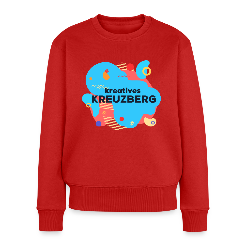 Kreatives Kreuzberg - Frauen Premium Pullover - Rot