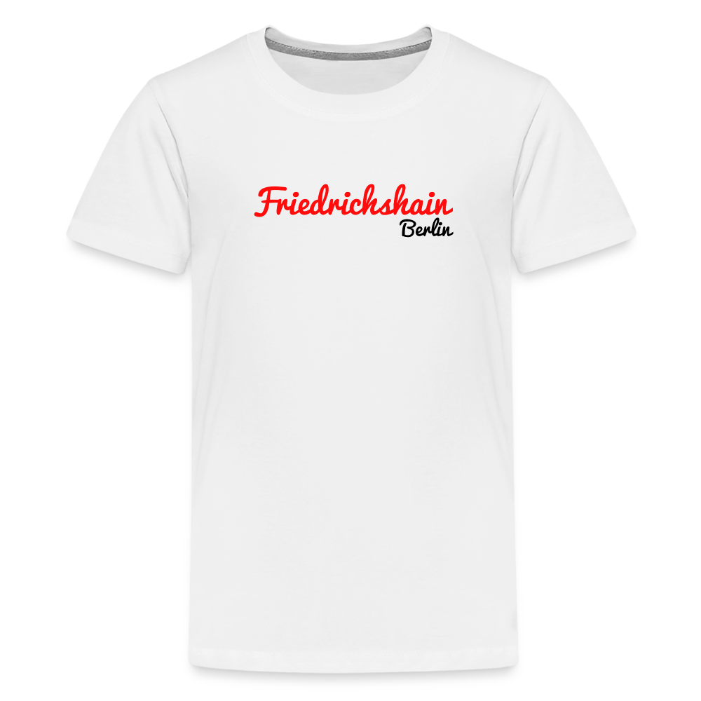Friedrichshain Berlin - Teenager Premium T-Shirt - Weiß