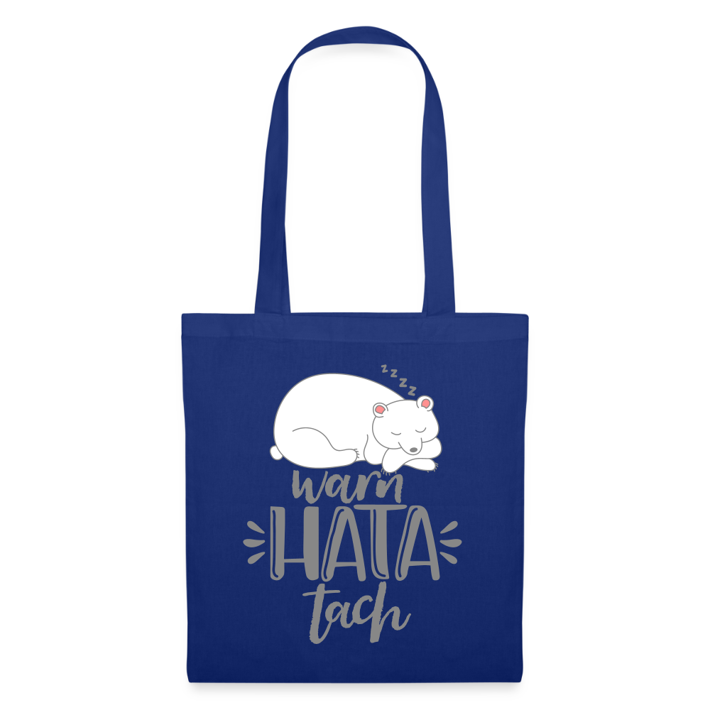 WarnHataTach - Stoffbeutel - Royalblau