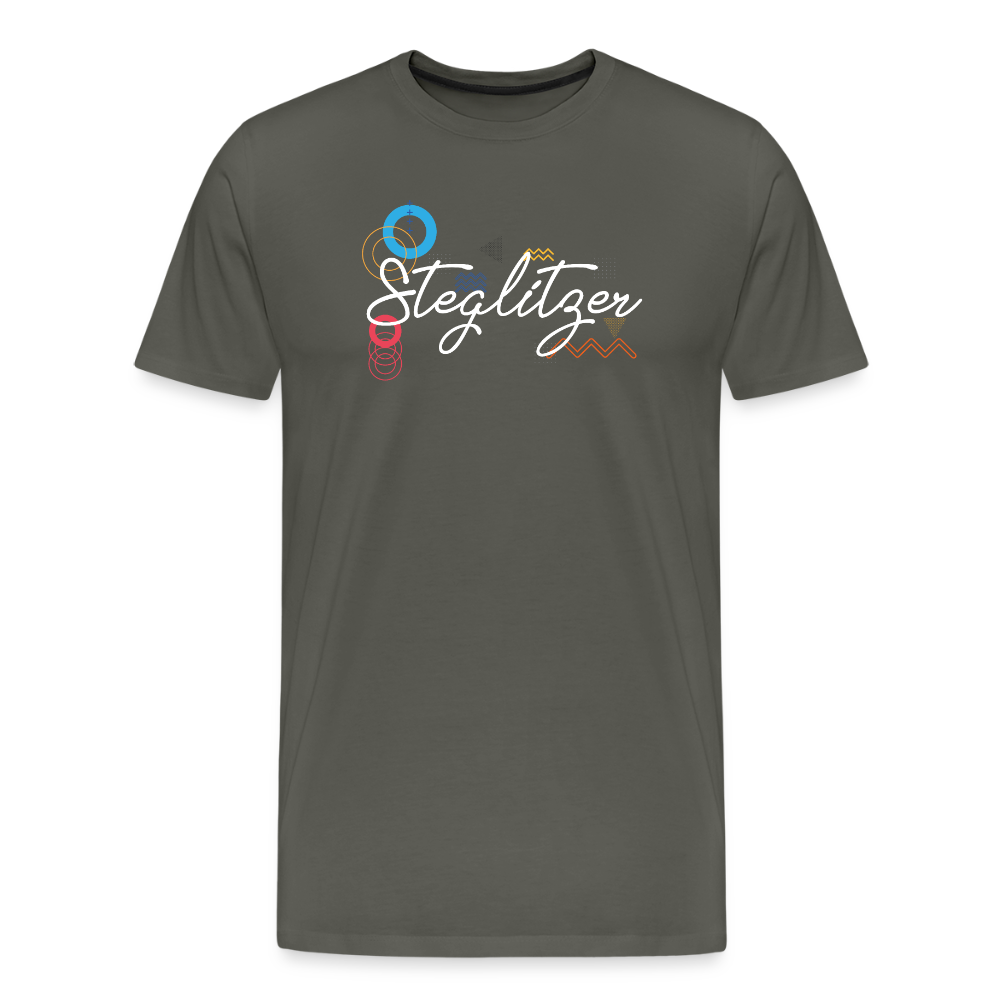 Steglitzer - Männer Premium T-Shirt - Asphalt