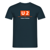 U2 Berlin - Männer Premium T-Shirt - Navy