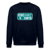 030 statt 0815 - Unisex Bio Sweatshirt - Navy