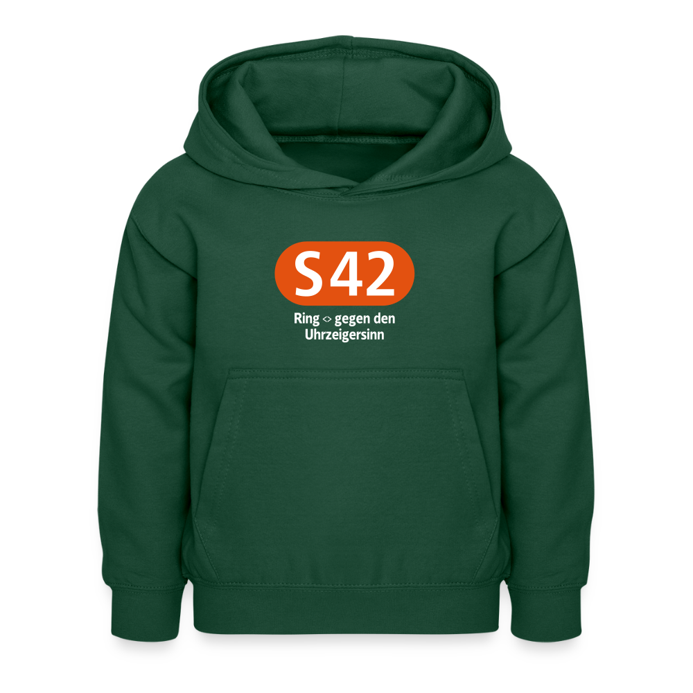 S42 - Kinder Hoodie - Flaschengrün