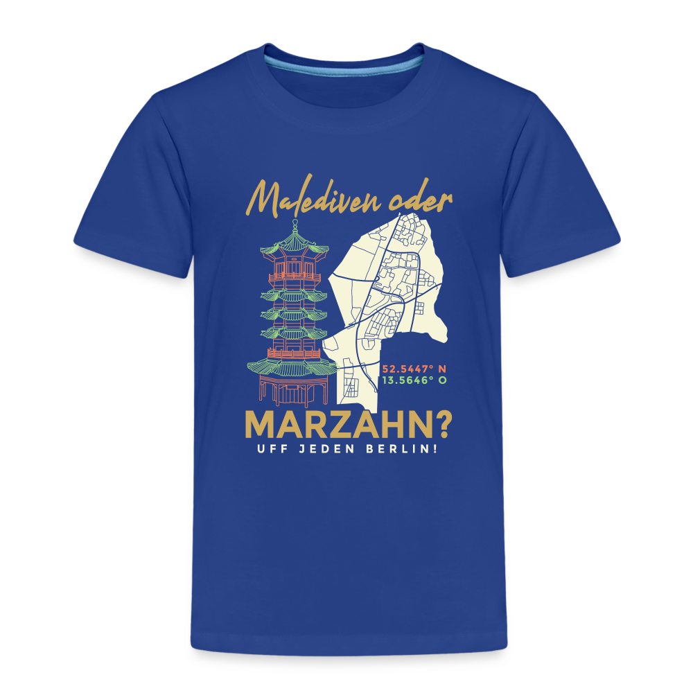 Malediven Oder Marzahn - Kinder Premium T-Shirt - Königsblau