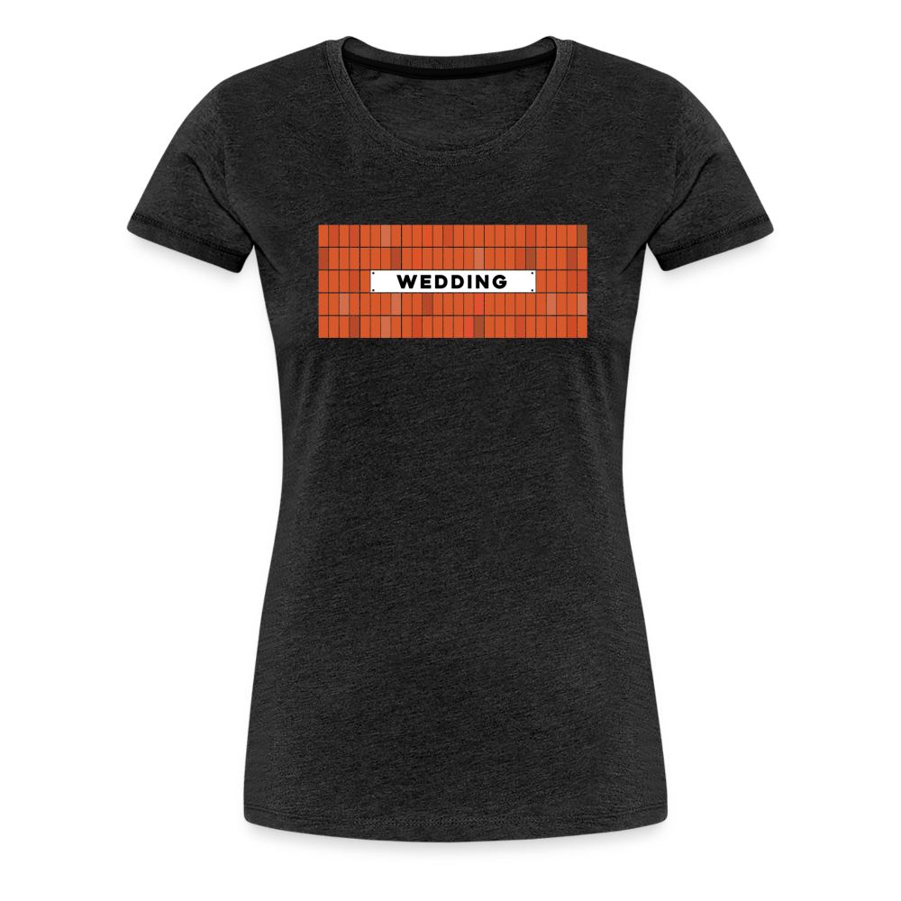 Wedding - Frauen Premium T-Shirt - Anthrazit