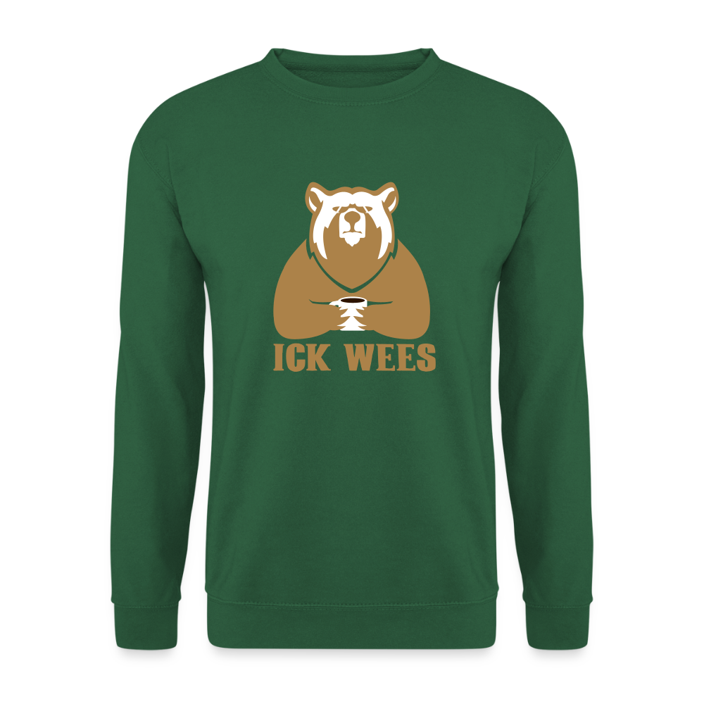 ick wees - Unisex Pullover - Grün