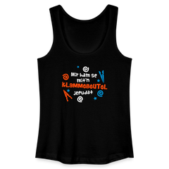 Mit'n Klammabeutel jepudat - Frauen Bio Tank Top