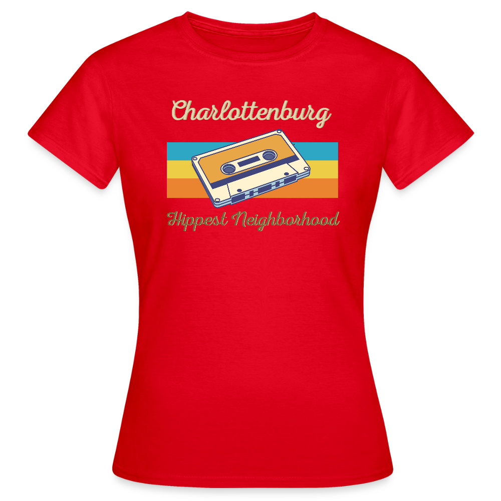 Charlottenburg Hippest Neighborhood - Frauen Premium T-Shirt - Rot