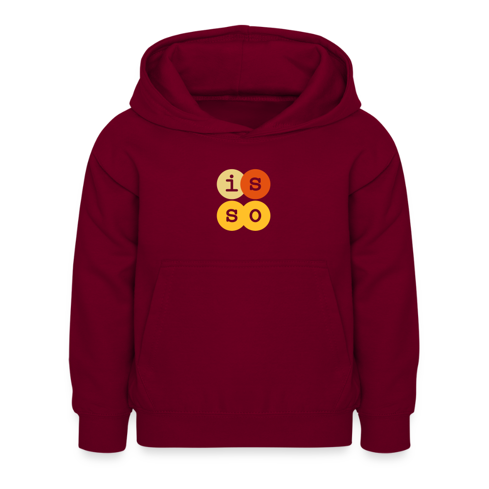 IsSo - Kinder Hoodie - Bordeaux