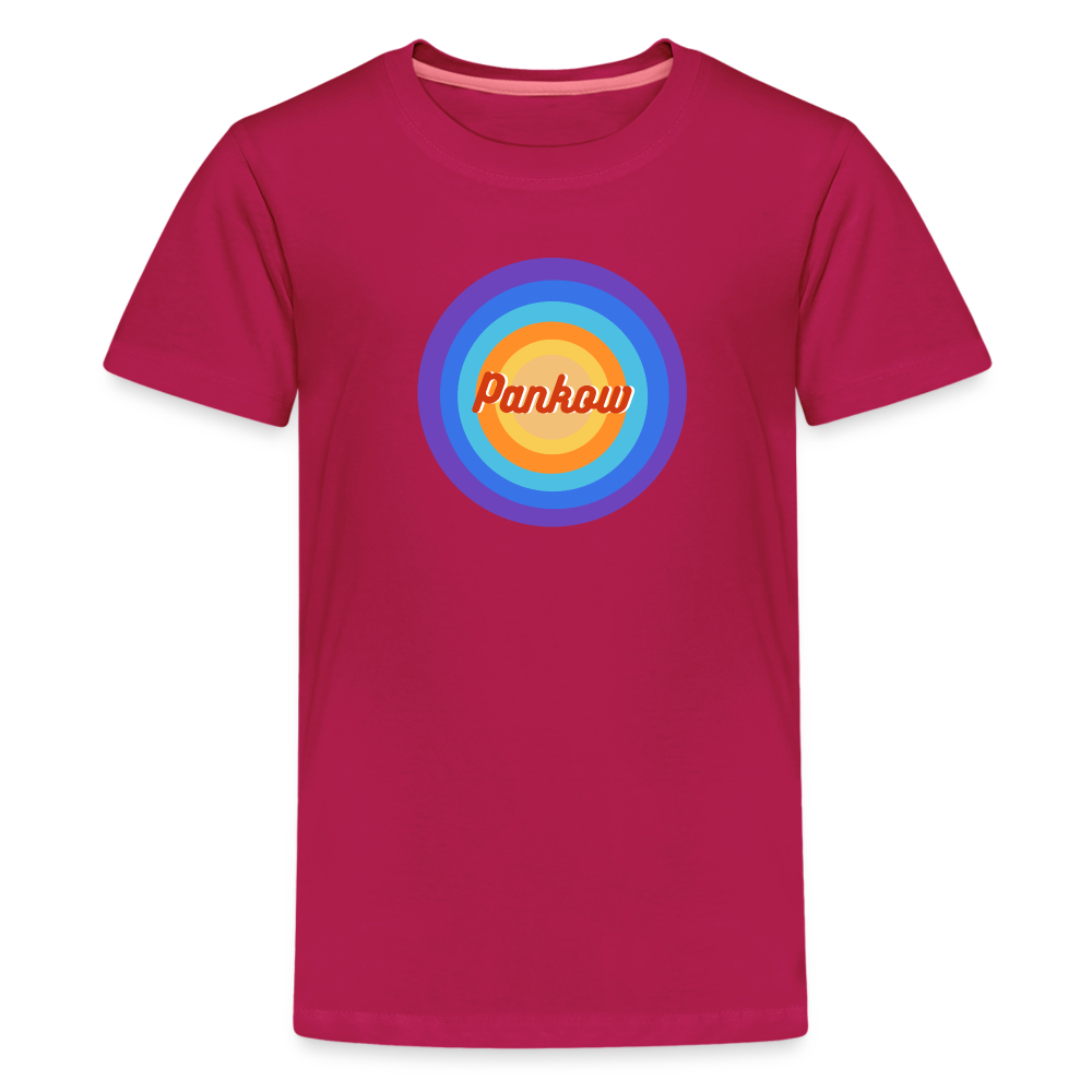 Pankow Retro - Teenager Premium T-Shirt - dunkles Pink