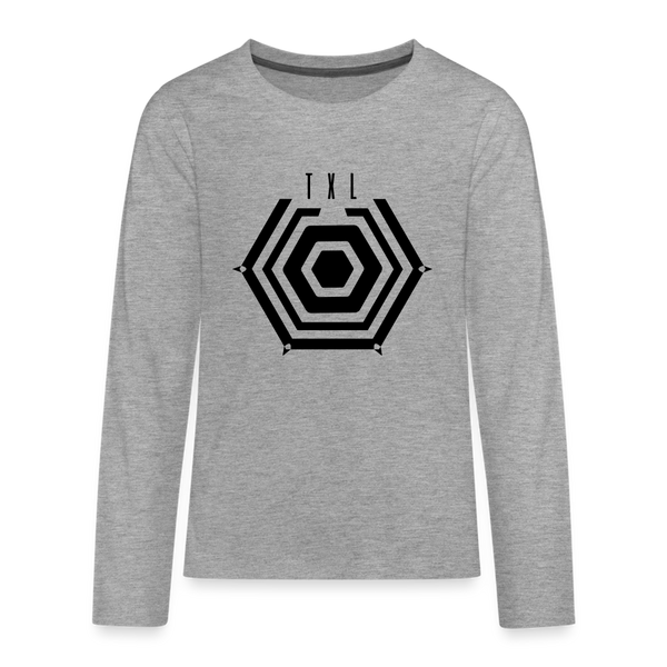 Langarmshirt mit dem Motiv Tegel TXL Umrisse.