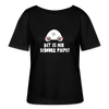 Dit is mir Schnurz Piepe - Relaxed Rundhals Frauen Bio-T-Shirt - Schwarz