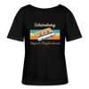 Schöneberg Hippest Neighborhood - Relaxed Rundhals Frauen Bio-T-Shirt - Schwarz