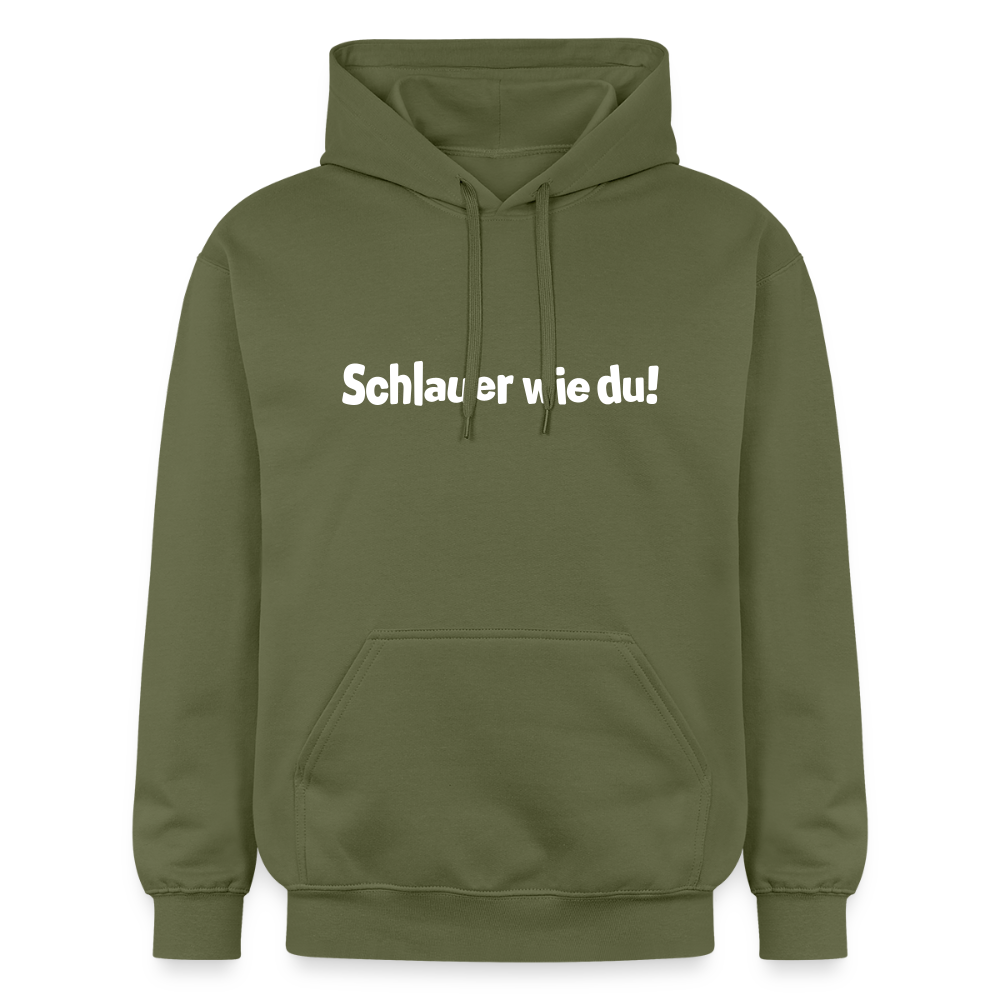 Schlauer wie du! - Hoodie - Militärgrün