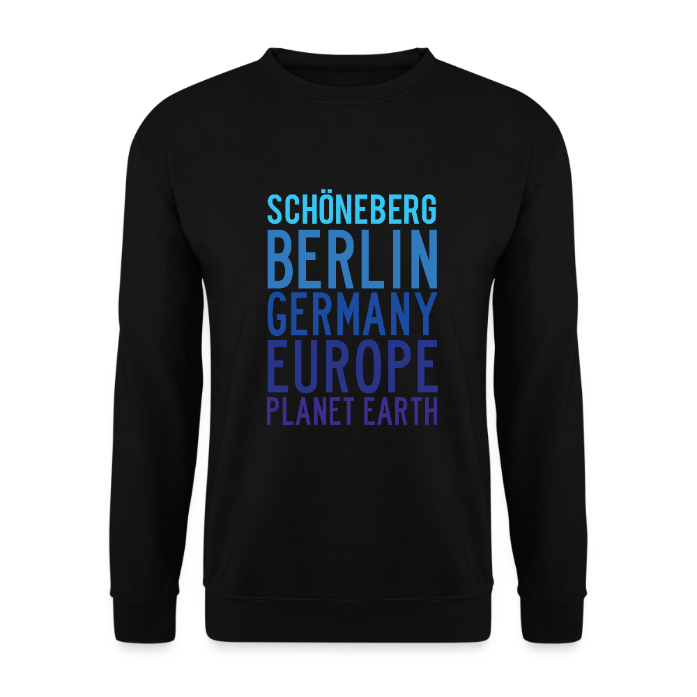 Schöneberg Planet Earth - Unisex Pullover - Schwarz