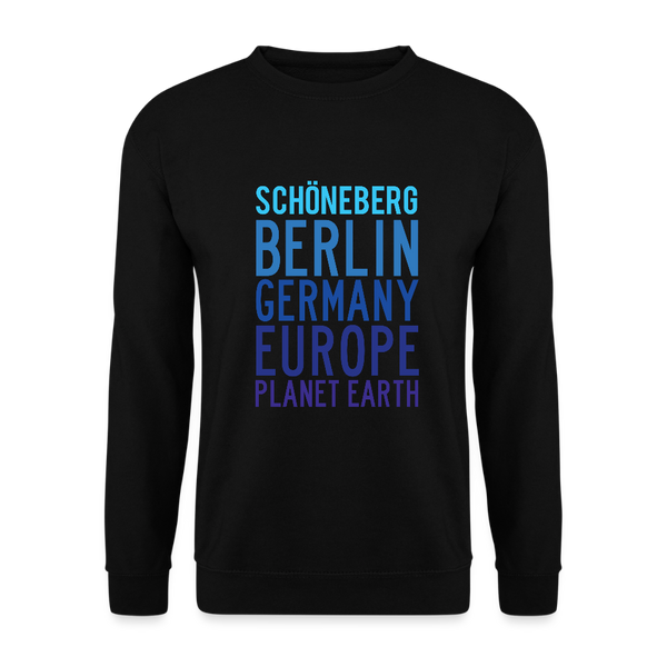 Schöneberg Planet Earth - Unisex Pullover - Schwarz