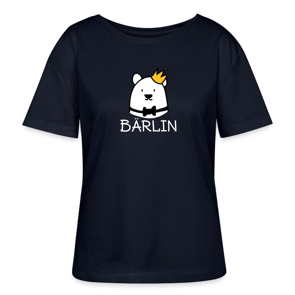 Bärlin - Relaxed Rundhals Frauen Bio-T-Shirt - Navy