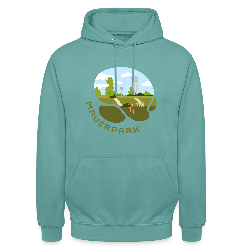 Mauerpark - Unisex Hoodie - Pastelltürkis