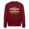 Keen Bock uff Erwachsensein - Unisex Bio Sweatshirt - Burgunderrot